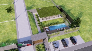  Área de festa com piscina