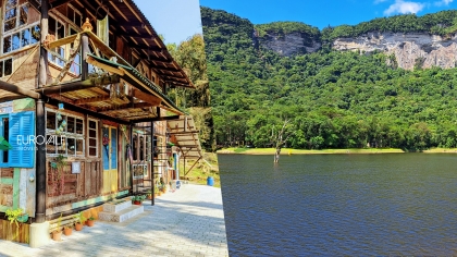 Casa com vista dos paredões de pedra