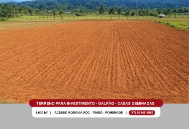 Investimento em Rio dos Cedros