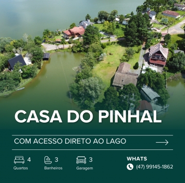 Casa no lago Pinhal